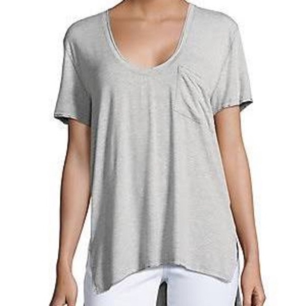 Free People Grey Tee